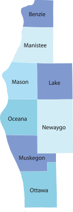 West Michigan Burial Vault - Areas covered